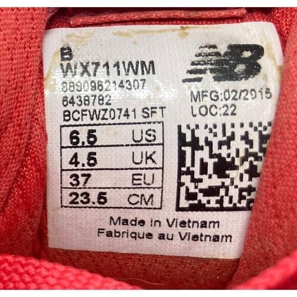 New Balance 711 Women's Size 6.5 B pink Running Shoes (WX711WM) - Picture 9 of 9